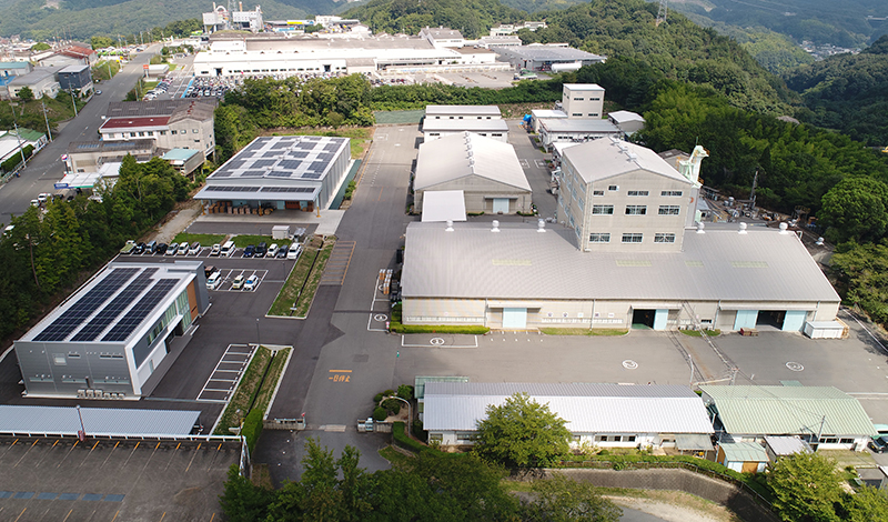 尾道クミカ工業工場空撮