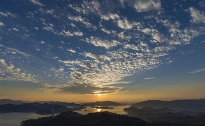 高見山からの夕景