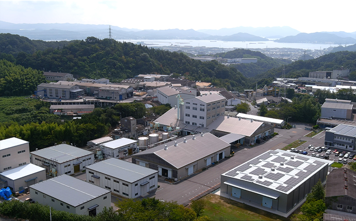 尾道クミカ工業工場空撮