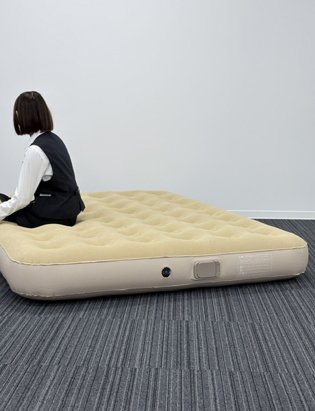 記念品「電動エアーベッド」/連続無災害記録が150万時間達成